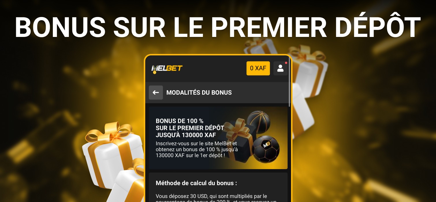 bonus pour dépôt dans melbet app