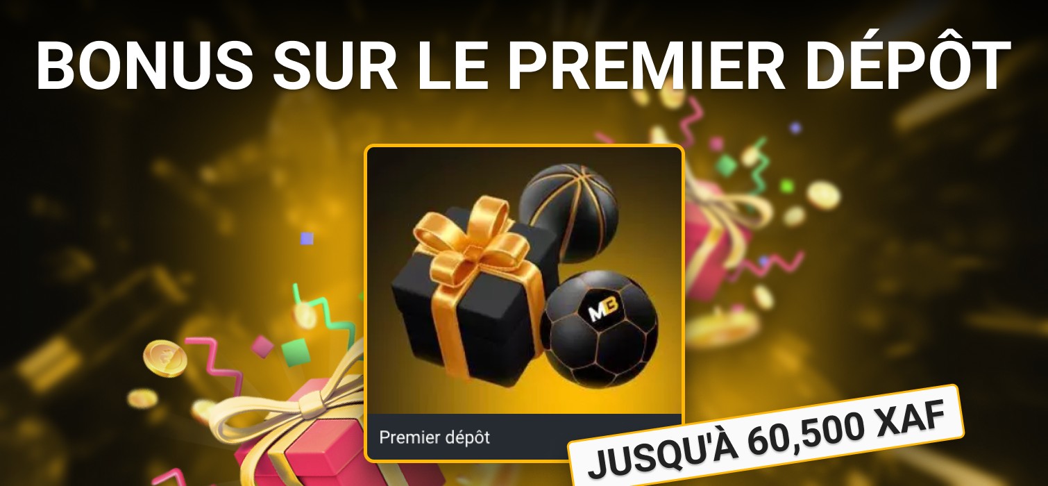 bonus pour le premier dépôt