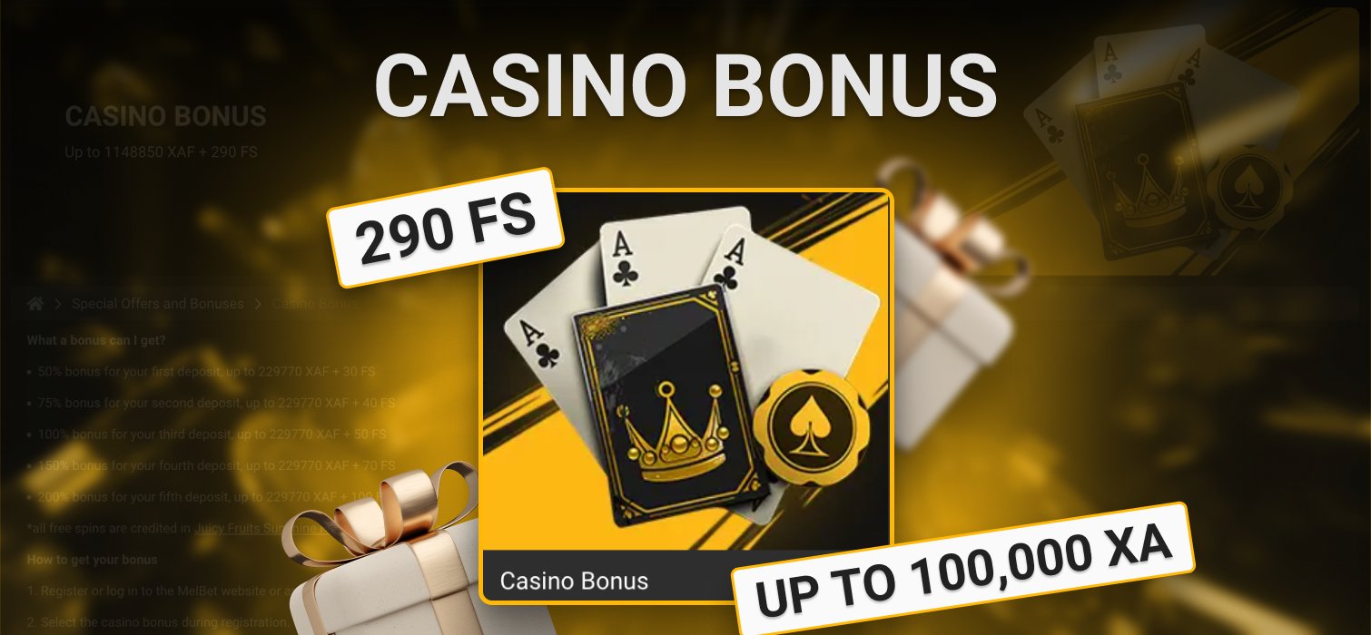casino bonus for users