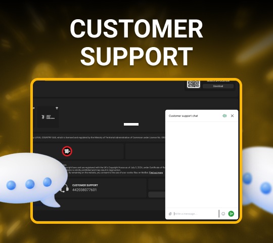 customer support on platform