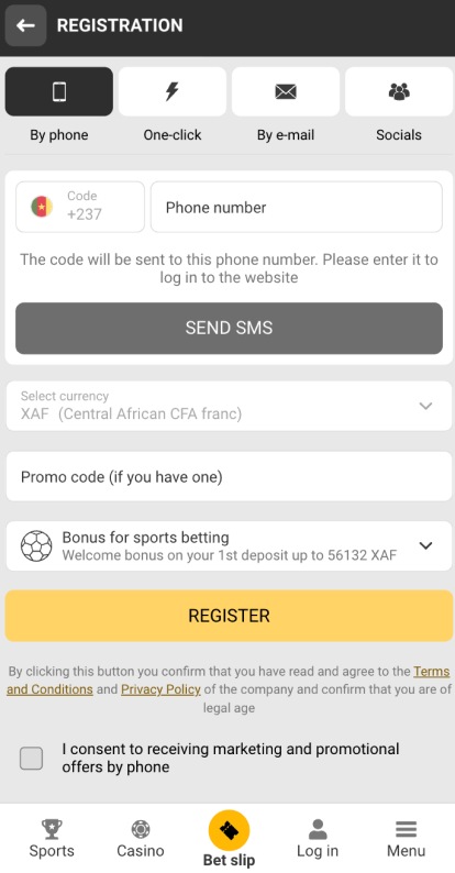 melbet registration