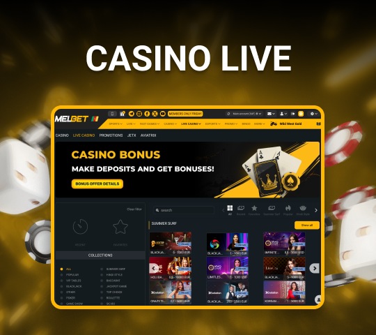popular live casino games