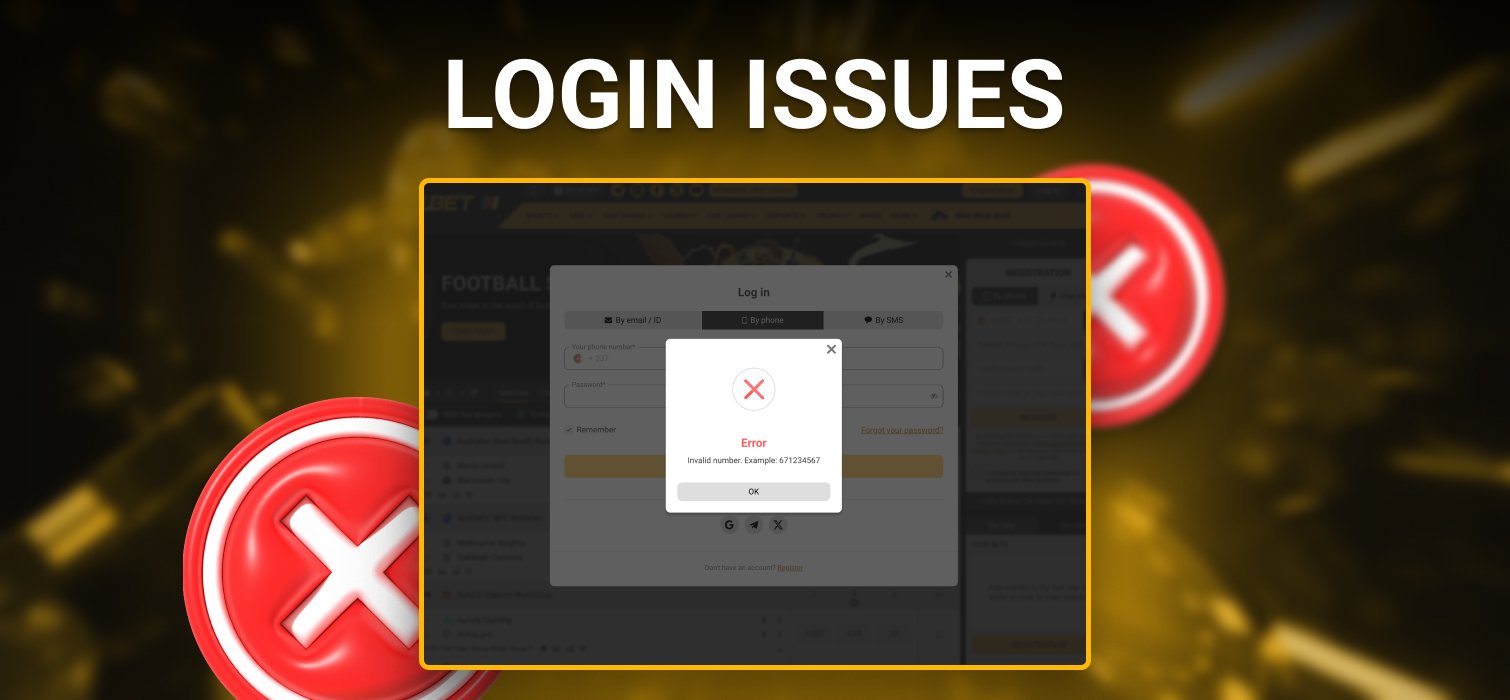 possible problems with login at melbet