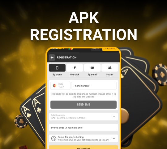 registration in the mobile application