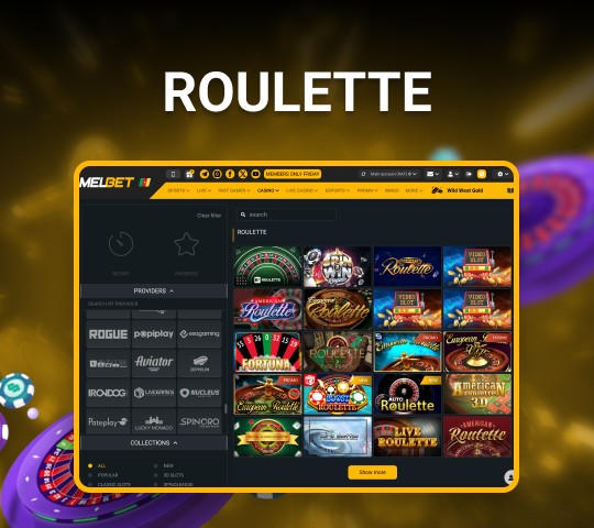 roulette games in casino