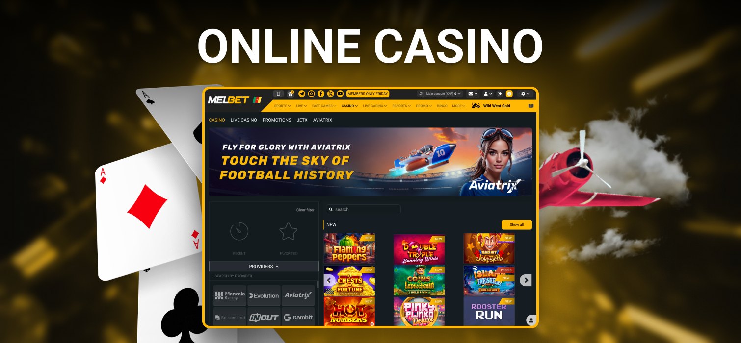 variety of casino games at melbet